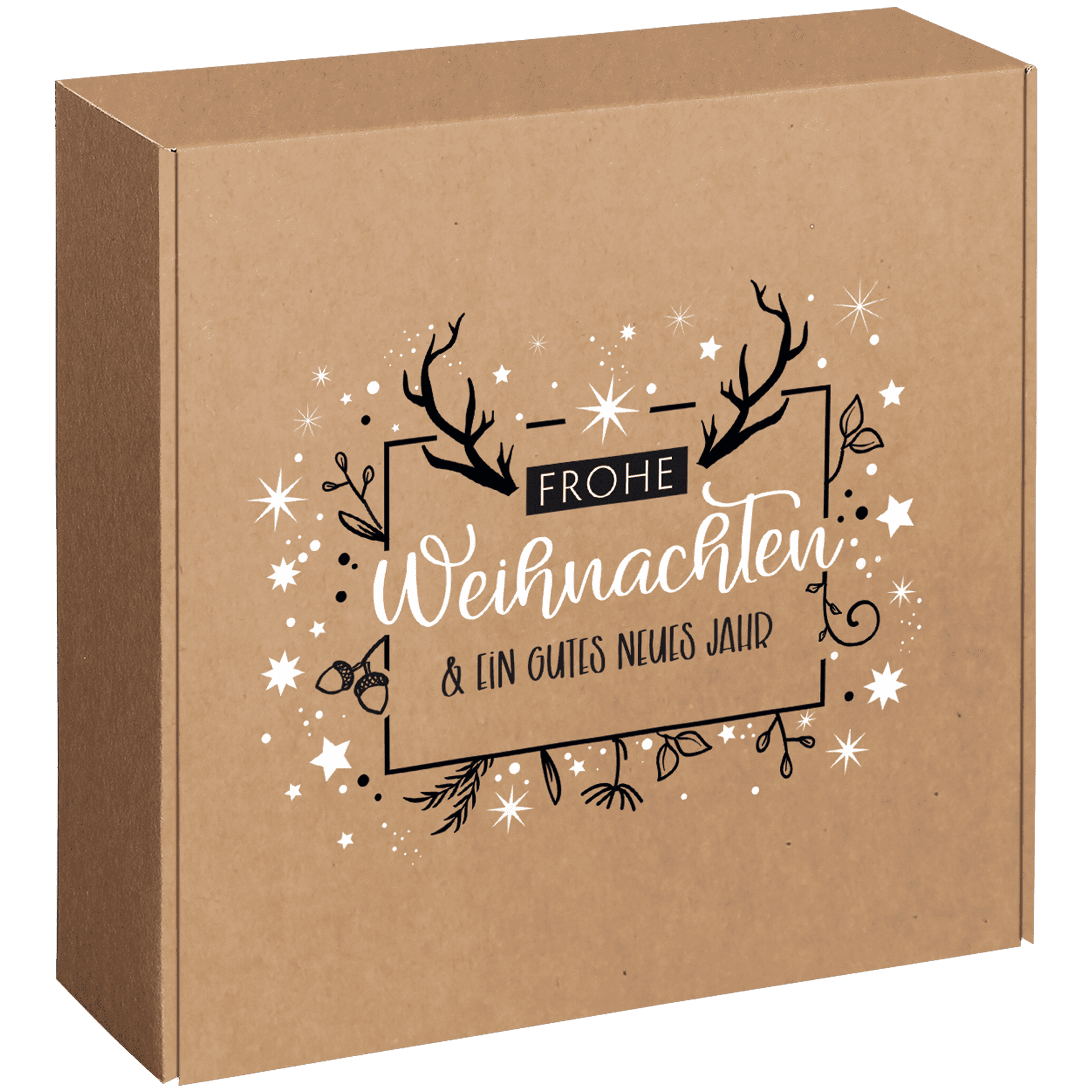 Geschenkbox - Frohe Weihnachten - groß